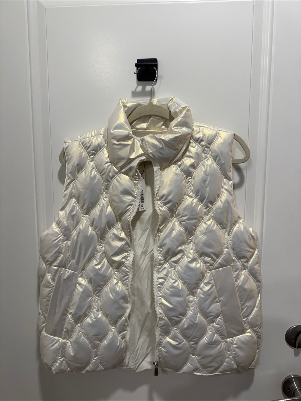 Ivory Puffer Vest